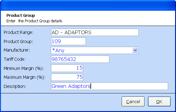 Prod Group Add